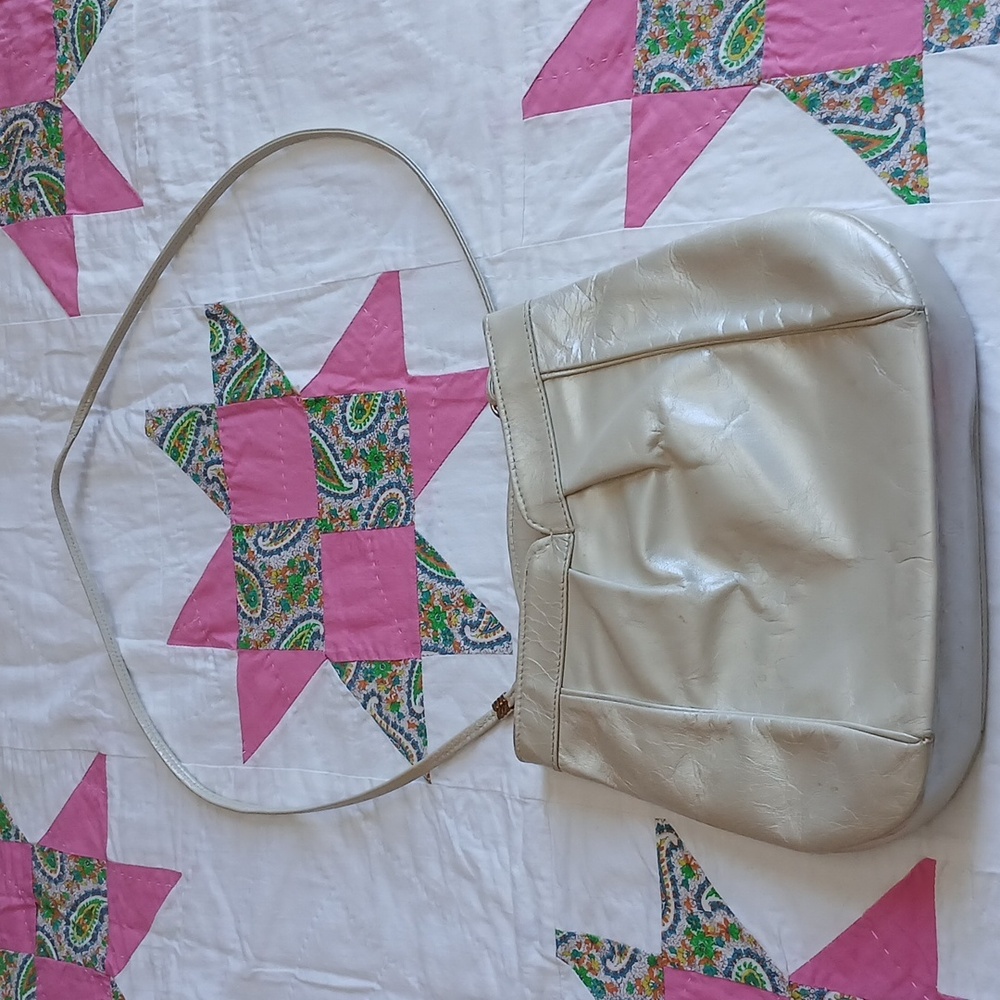 Vintage Small Beige Evening Bag